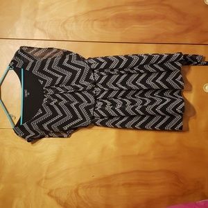 Women's Lily Rose Dress black and white. Size M. Made in 🇺🇸